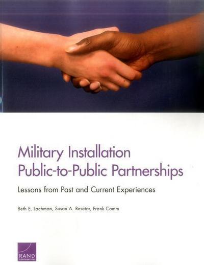 Military Installation Public-To-Public Partnerships