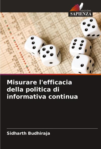 Misurare l’efficacia della politica di informativa continua
