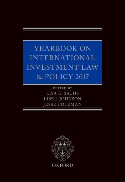 Yearbook on International Investment Law & Policy 2017