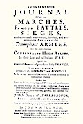 Compendious Journal of All the Marches, Famous Battles & Sieges (of Marlborough)