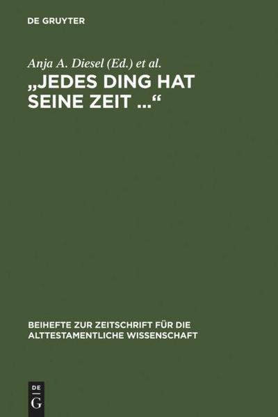 "Jedes Ding hat seine Zeit ..."