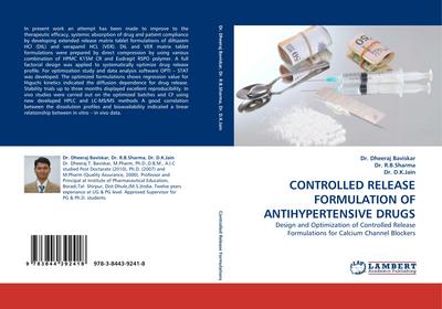 CONTROLLED RELEASE FORMULATION OF ANTIHYPERTENSIVE DRUGS