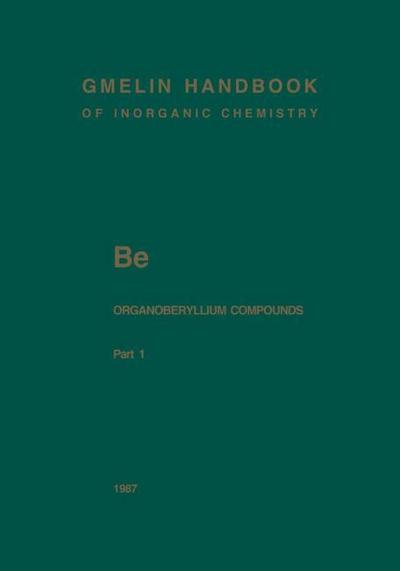 Be Organoberyllium Compounds
