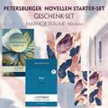 Petersburger Novellen Starter-Paket Geschenkset - 2 Bücher (mit Audio-Online) + Marmorträume Schreibset Premium