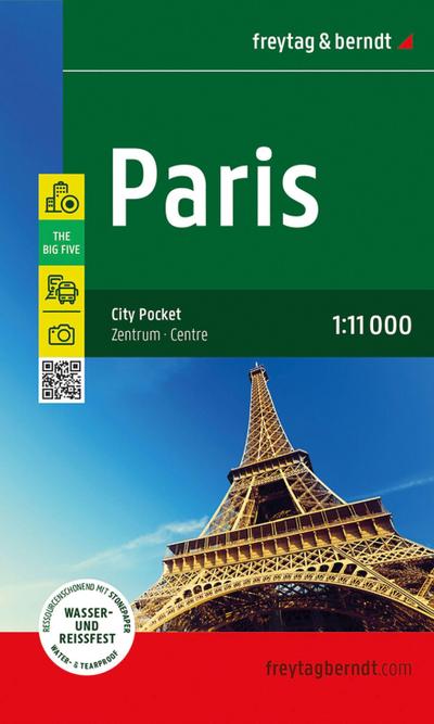 freytag & berndt Innenstadtplan Paris 1:11.000