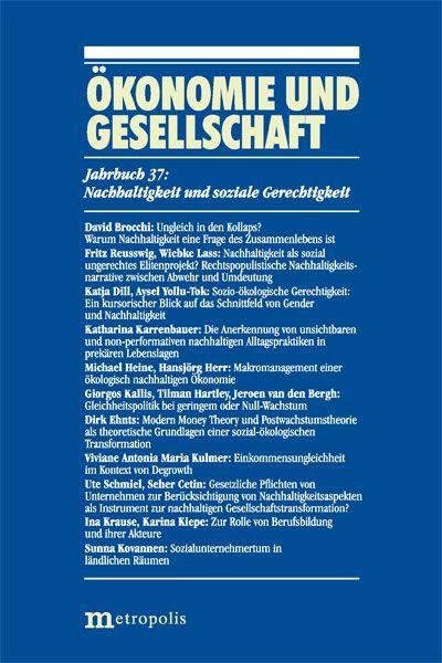 Ökonomie und Gesellschaft / Nachhaltigkeit und soziale Gerechtigkeit