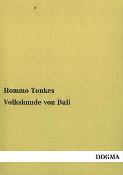 Volkskunde von Bali