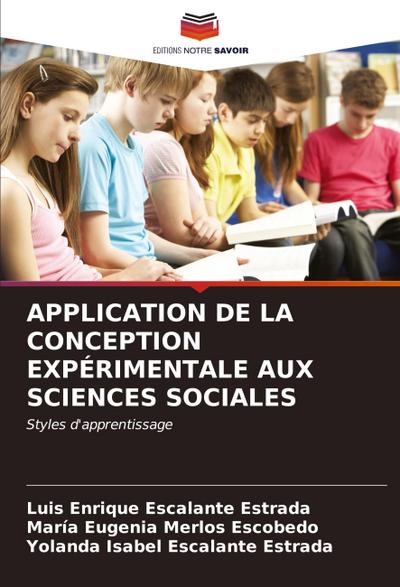 APPLICATION DE LA CONCEPTION EXPÉRIMENTALE AUX SCIENCES SOCIALES