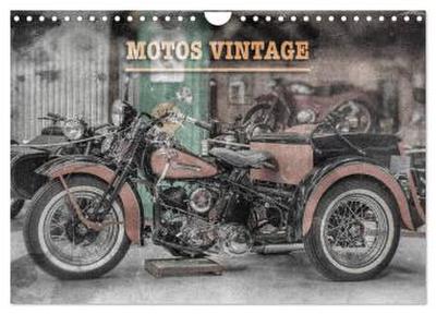 MOTOS VINTAGE (Calendrier mural 2026 DIN A4 vertical), CALVENDO calendrier mensuel