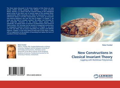 New Constructions in Classical Invariant Theory