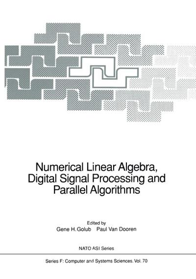 Numerical Linear Algebra, Digital Signal Processing and Parallel Algorithms