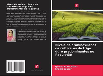 Níveis de arabinoxilanos de cultivares de trigo duro predominantes no Paquistão