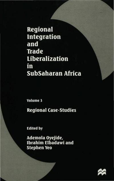 Regional Integration and Trade Liberalization in SubSaharan Africa