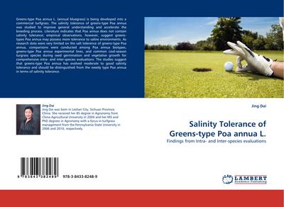Salinity Tolerance of Greens-type Poa annua L.