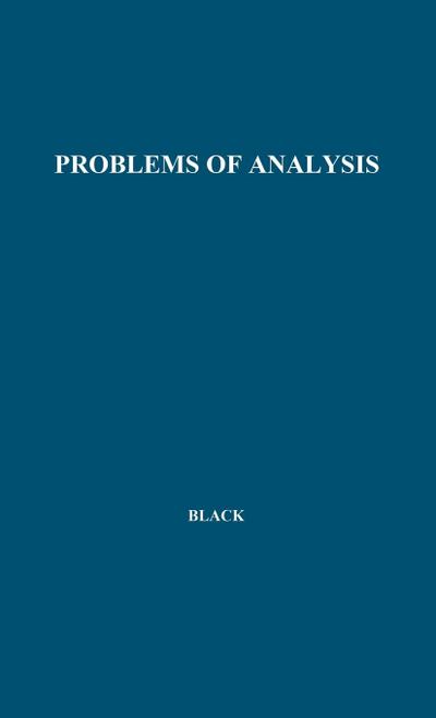 Problems of Analysis