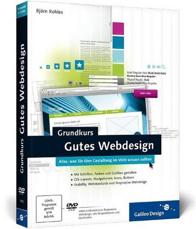 Grundkurs Gutes Webdesign, m. DVD-ROM