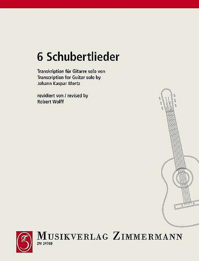 6 Schubertliederfür Gitarre