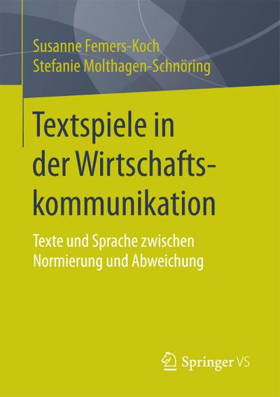 Textspiele in der Wirtschaftskommunikation