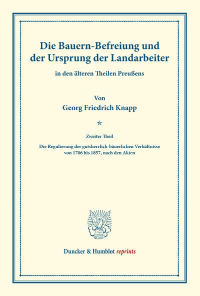 Die Bauern-Befreiung und der Ursprung der Landarbeiter