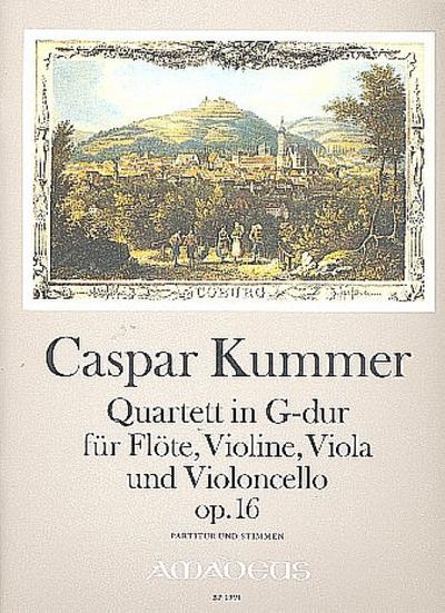 Quartett G-Dur op.16 fürFlöte, Violine, Viola und Violoncello