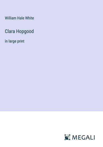 Clara Hopgood