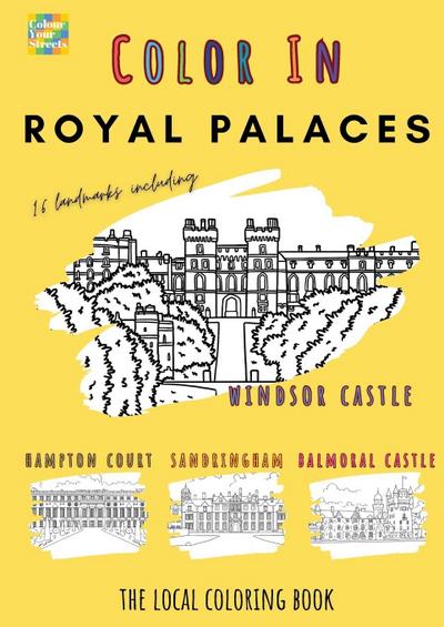 Royal Palaces Colouring Book