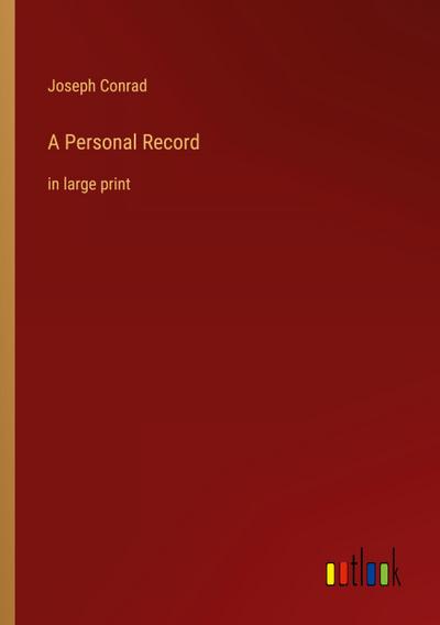 A Personal Record