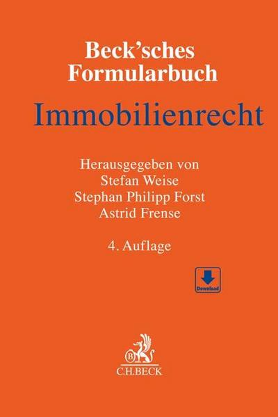 Beck’sches Formularbuch Immobilienrecht