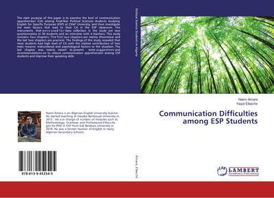 Communication Difficulties among ESP Students