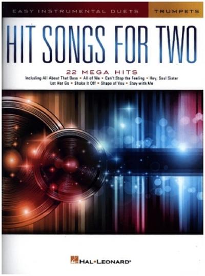 Easy Instrumental Duets Hit Songs -For Two Trumpets- (Book)