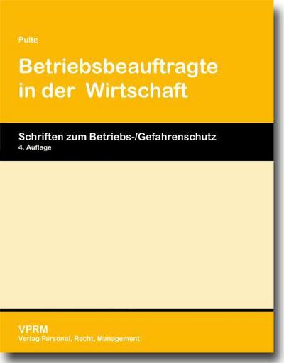 Betriebsbeauftragte in der Wirtschaft