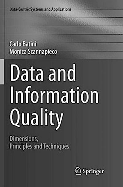 Data and Information Quality