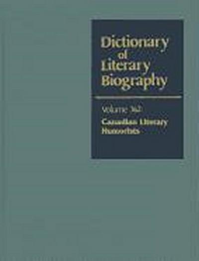 Dlb 362: Twentieth-Century Canadian Literary Humorists