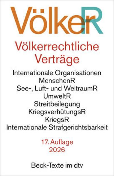 Völkerrechtliche Verträge. VölkerR