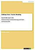 Auswirkungen der Arbeitslosenversicherung auf den Arbeitsmarkt