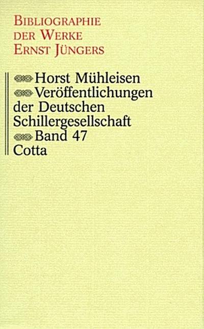 Bibliographie der Werke Ernst Jüngers - Ernst Jünger