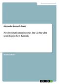 Neoinstitutionentheorie