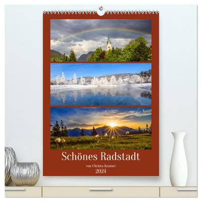 Schönes Radstadt (hochwertiger Premium Wandkalender 2024 DIN A2 hoch), Kunstdruck in Hochglanz