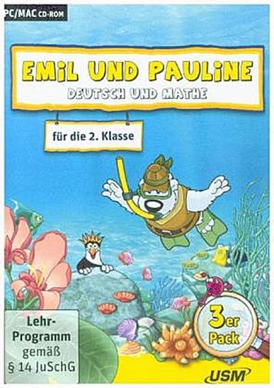 Emil und Pauline 3 in 1 Bundle - Deutsch und Mathe für die 2. Klasse