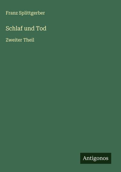 Schlaf und Tod