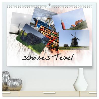 schönes Texel (hochwertiger Premium Wandkalender 2024 DIN A2 quer), Kunstdruck in Hochglanz