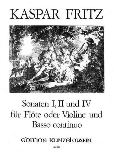 Sonaten 1, 2 und 4 aus ’6 Sonaten’für Flöte (Violine) und Bc