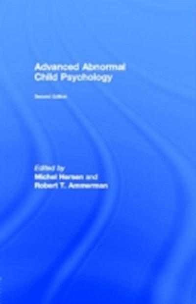 Advanced Abnormal Child Psychology