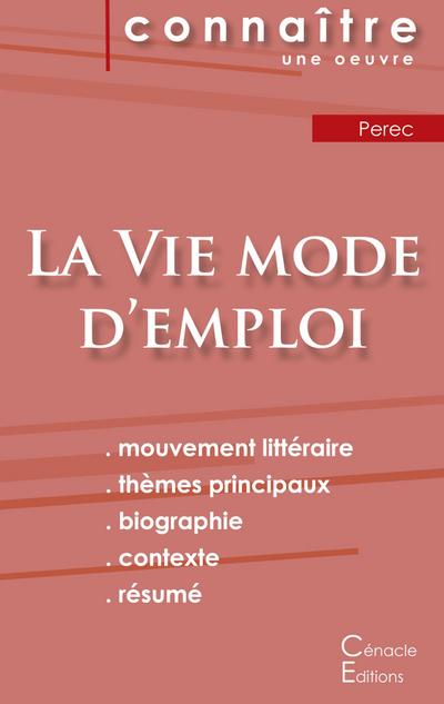 Fiche de lecture La Vie mode d’emploi de Perec (analyse littéraire de référence et résumé complet)