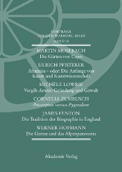 Vorträge aus dem Warburg-Haus. Band 10