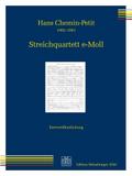 Streichquartett e-Moll