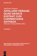 Apollonii Pergaei quae Graece exstant cum commentariis antiquis