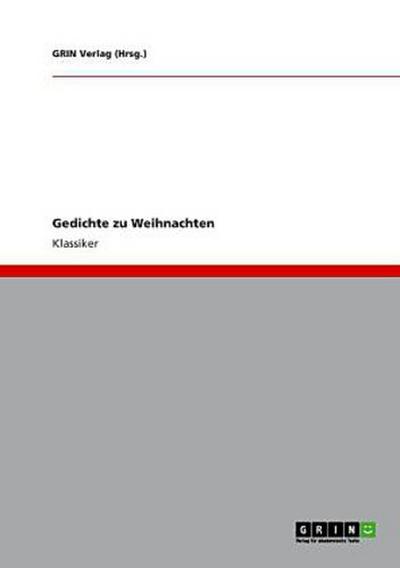 Gedichte zu Weihnachten