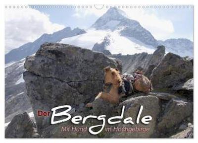 Der Bergdale - mit Hund im Hochgebirge (Wandkalender 2026 DIN A3 quer), CALVENDO Monatskalender