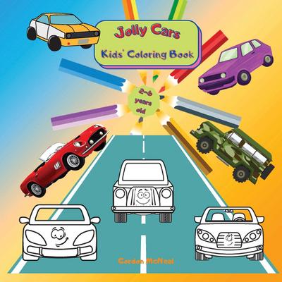 Jolly Cars - Kids’ Coloring Book